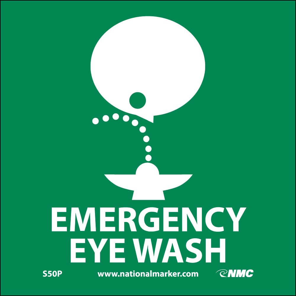 Emergency Eye Wash Sign-eSafety Supplies, Inc