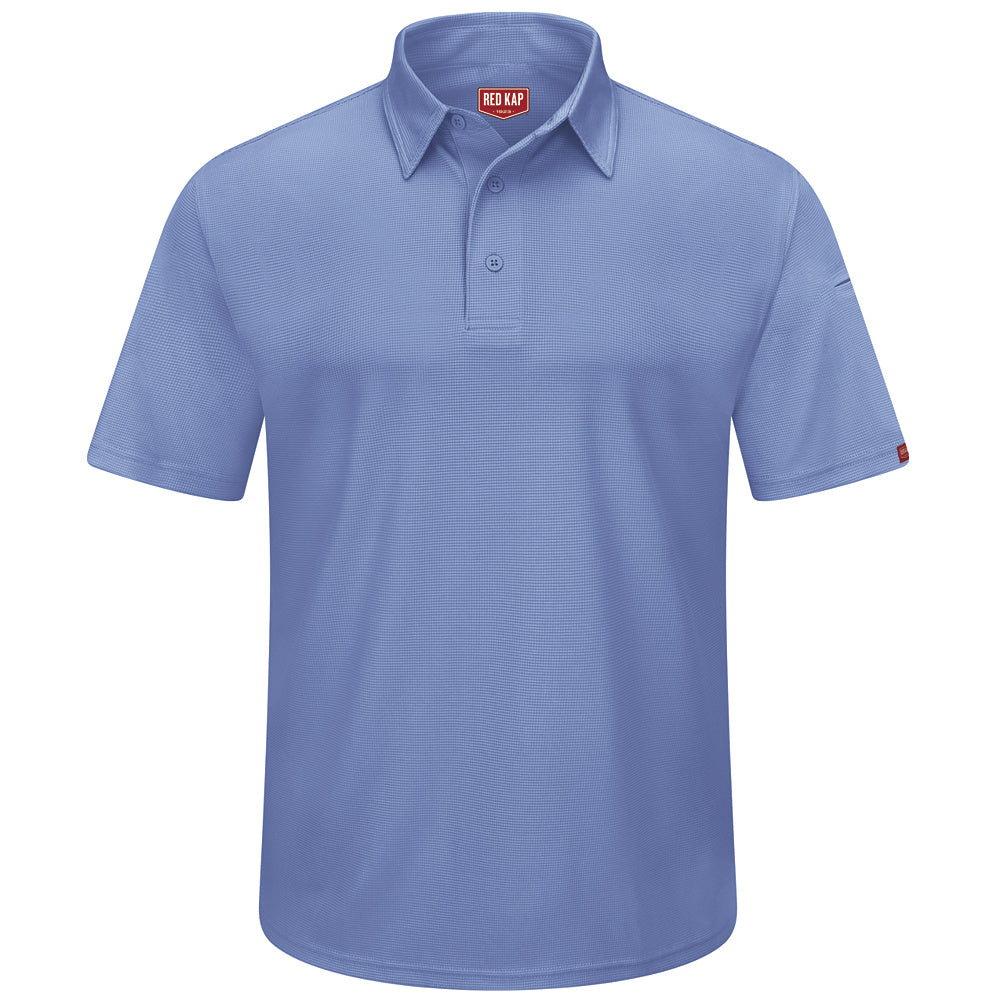 Red Kap Male Professional Polo SK90 - Medium Blue-eSafety Supplies, Inc