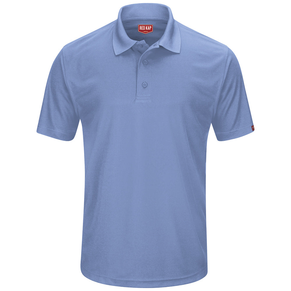 Red Kap Men's Flex Core Polo SK96 - Medium Blue-eSafety Supplies, Inc