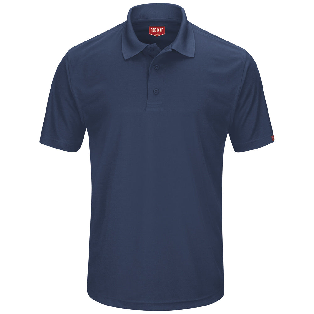 Red Kap Men's Flex Core Polo SK96 - Navy-eSafety Supplies, Inc