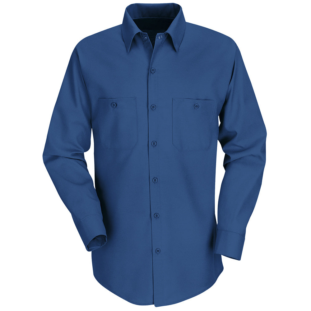 Red Kap Red Kap® Men’s Long-Sleeve Work Shirt  SP14 - Royal Blue-eSafety Supplies, Inc