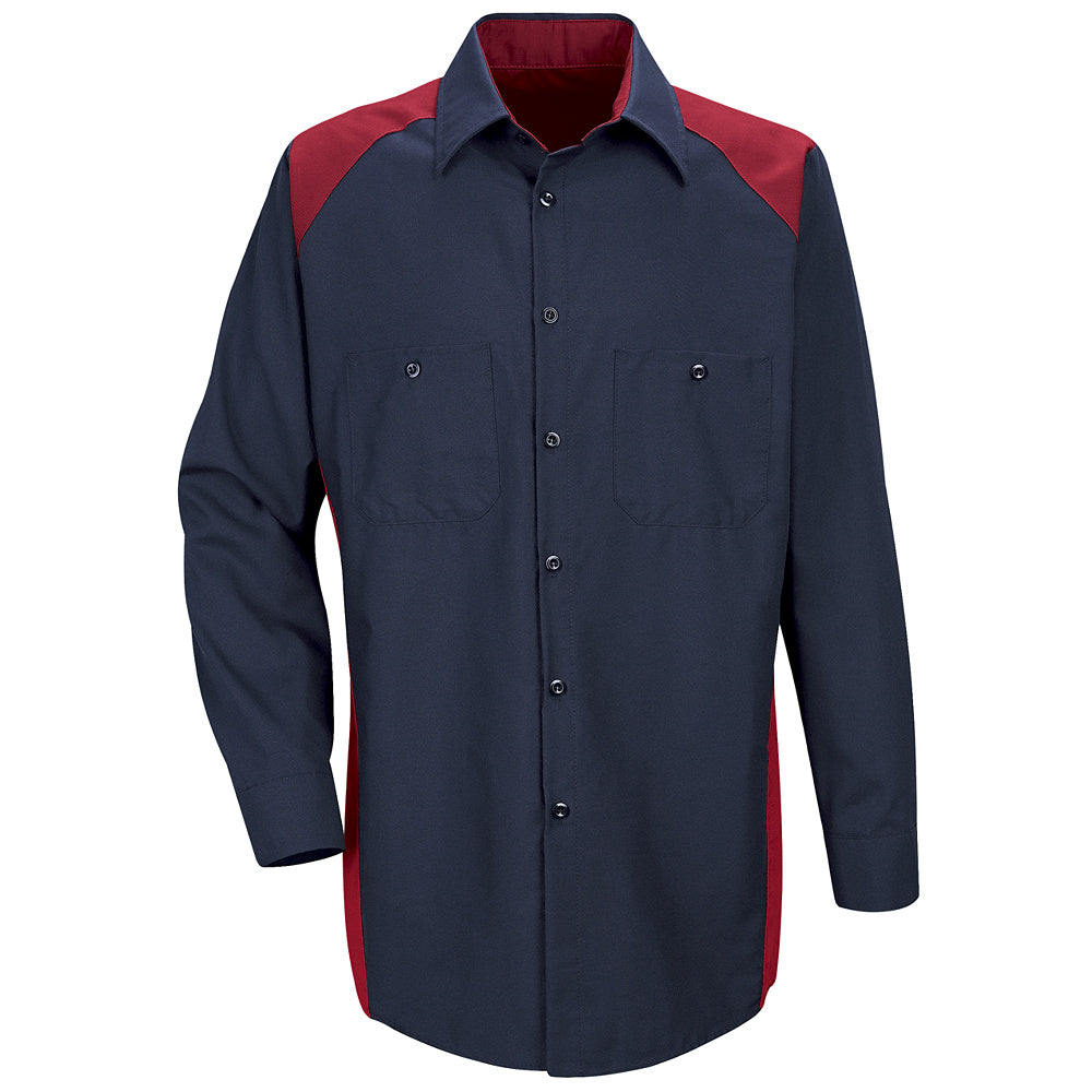 Red Kap Motorsports Shirt SP18 - Red / Navy-eSafety Supplies, Inc