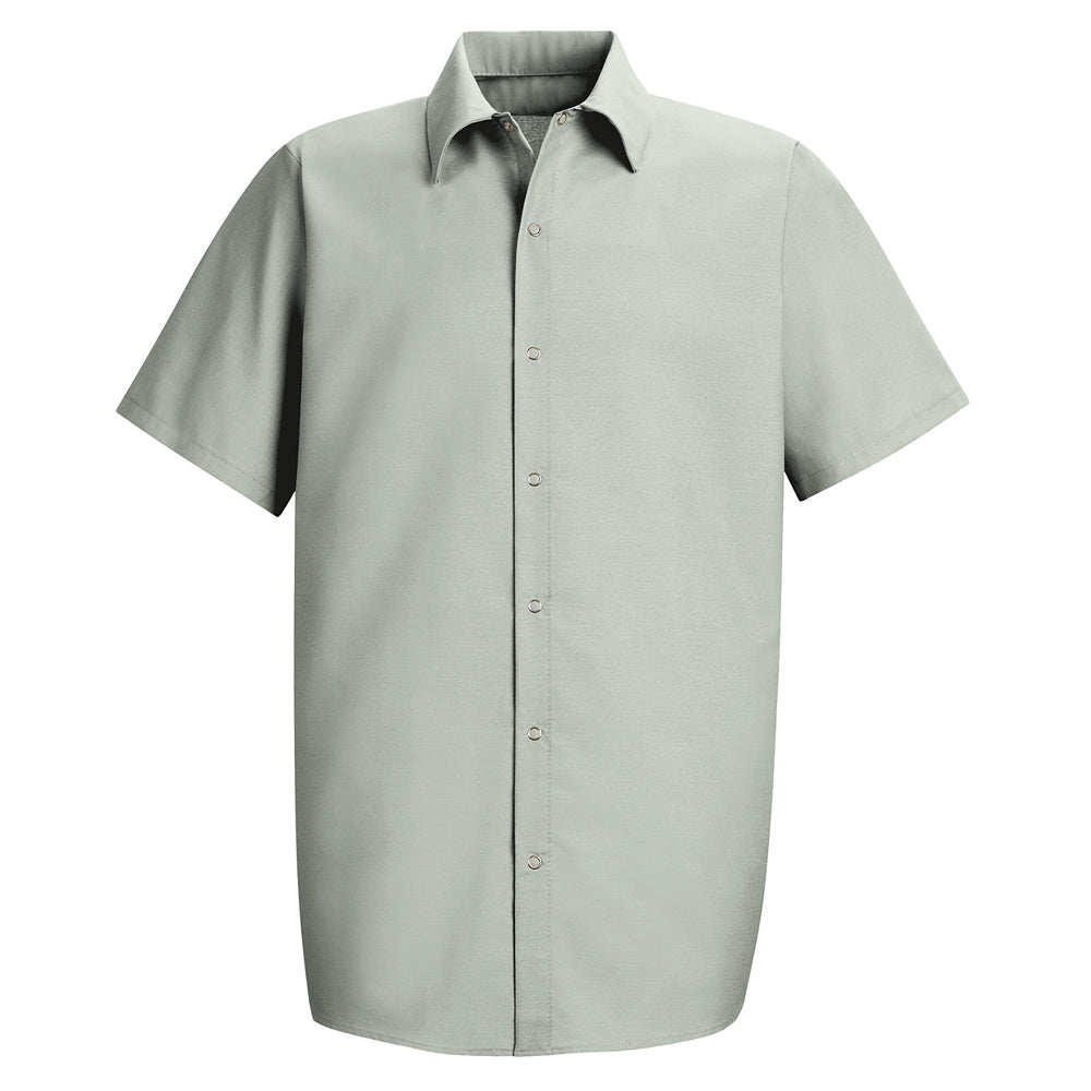 Red Kap Men's Specialized Pocketless Work Shirt SP26 - Light Grey-eSafety Supplies, Inc