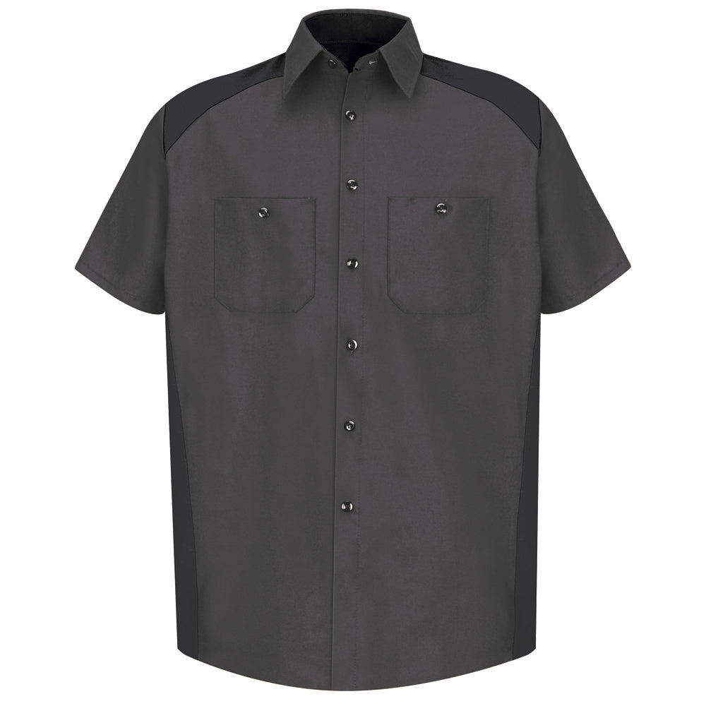 Red Kap Motorsports Shirt SP28 - Charcoal / Black-eSafety Supplies, Inc