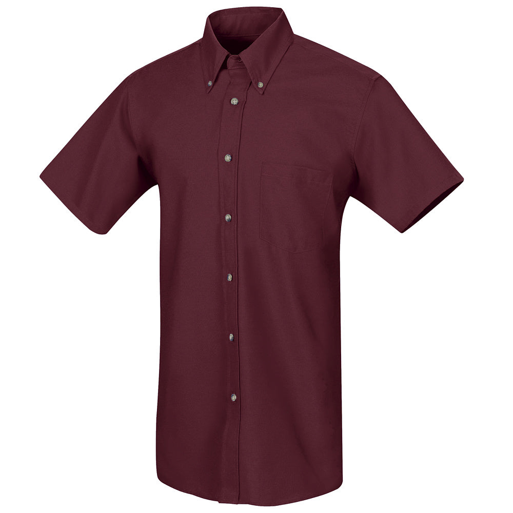 Red Kap Men's Poplin Dress Shirt SP80 - Burgundy-eSafety Supplies, Inc