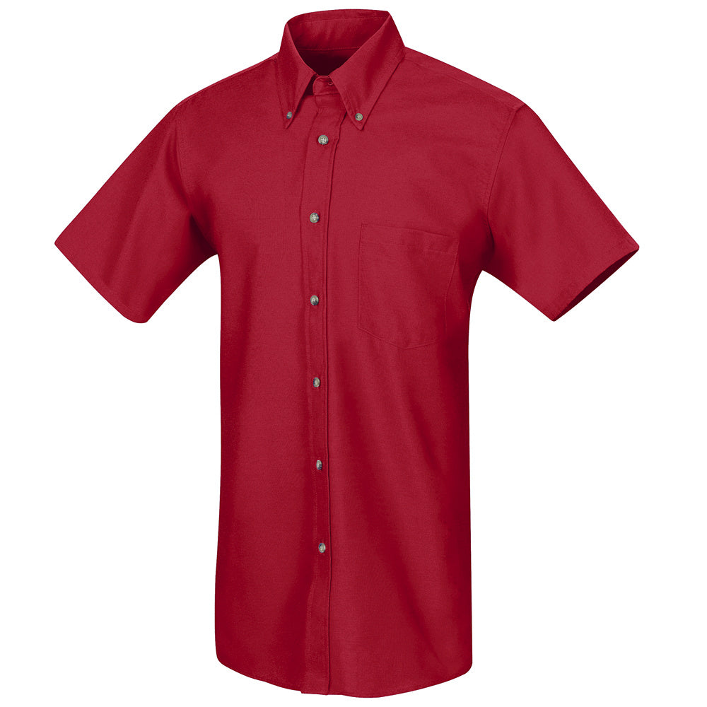 Red Kap Men's Poplin Dress Shirt SP80 - Red-eSafety Supplies, Inc