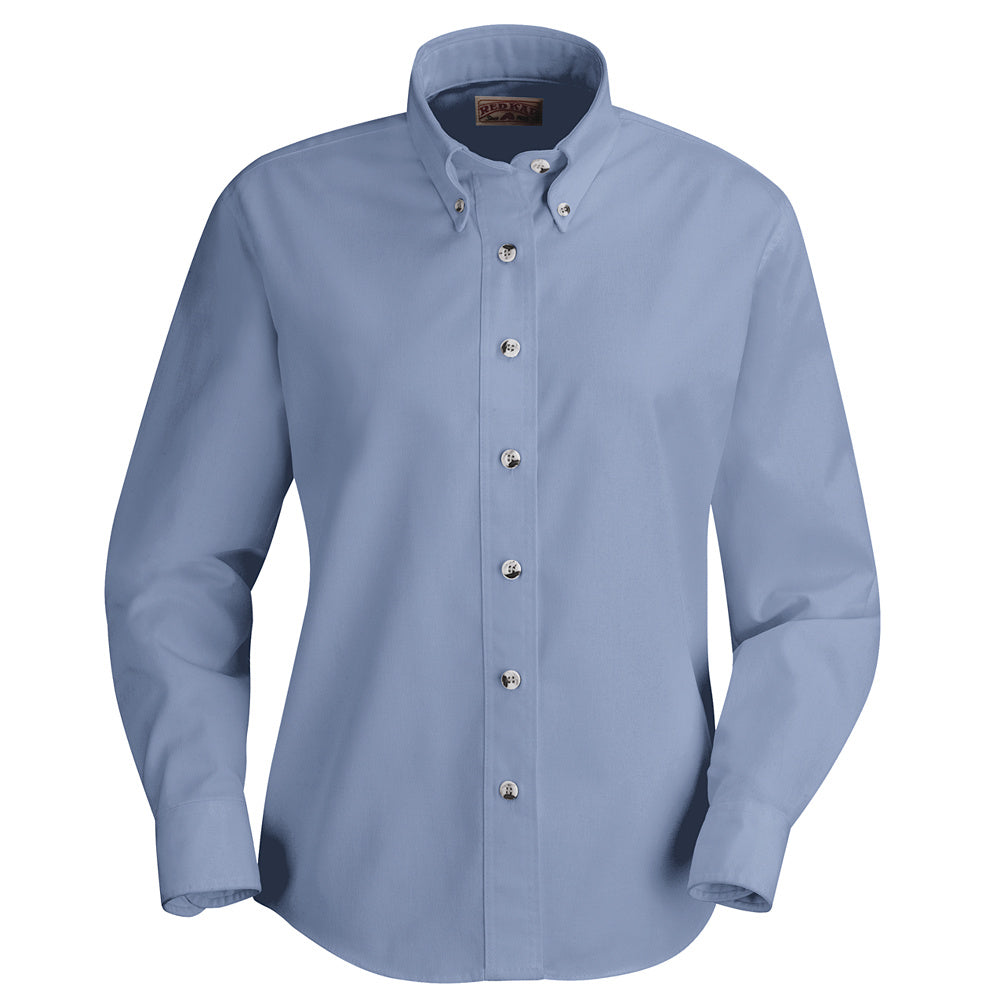 Red Kap Women's Poplin Dress Shirt SP91 - Light Blue-eSafety Supplies, Inc