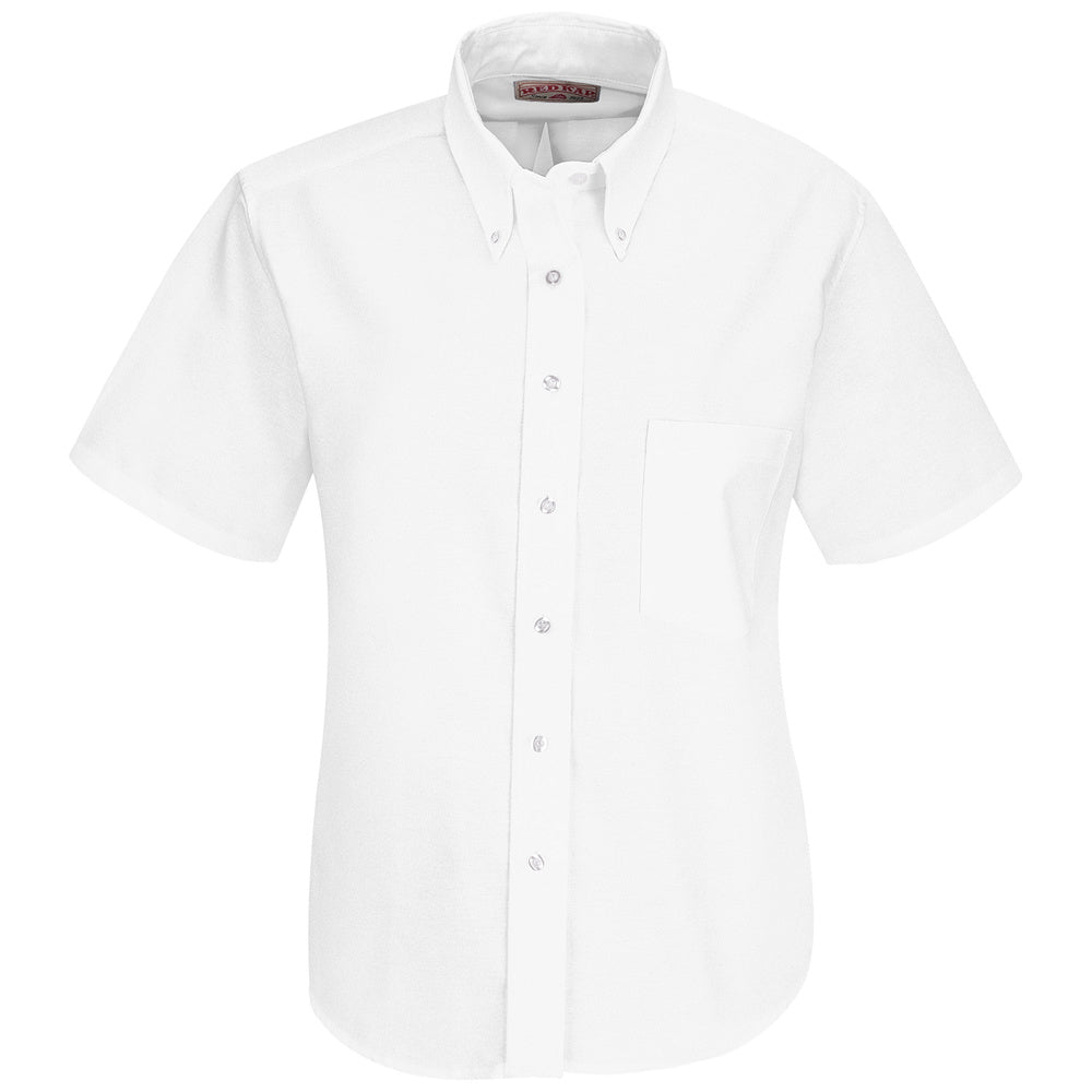 Red Kap Women's Executive Oxford Dress Shirt SR61 - White-eSafety Supplies, Inc