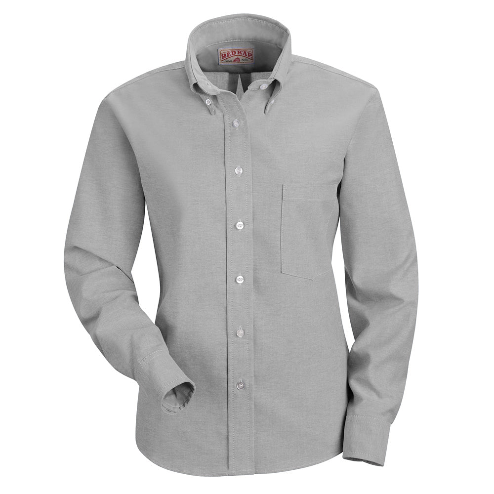 Red Kap Women's Executive Oxford Dress Shirt SR71 - Grey-eSafety Supplies, Inc