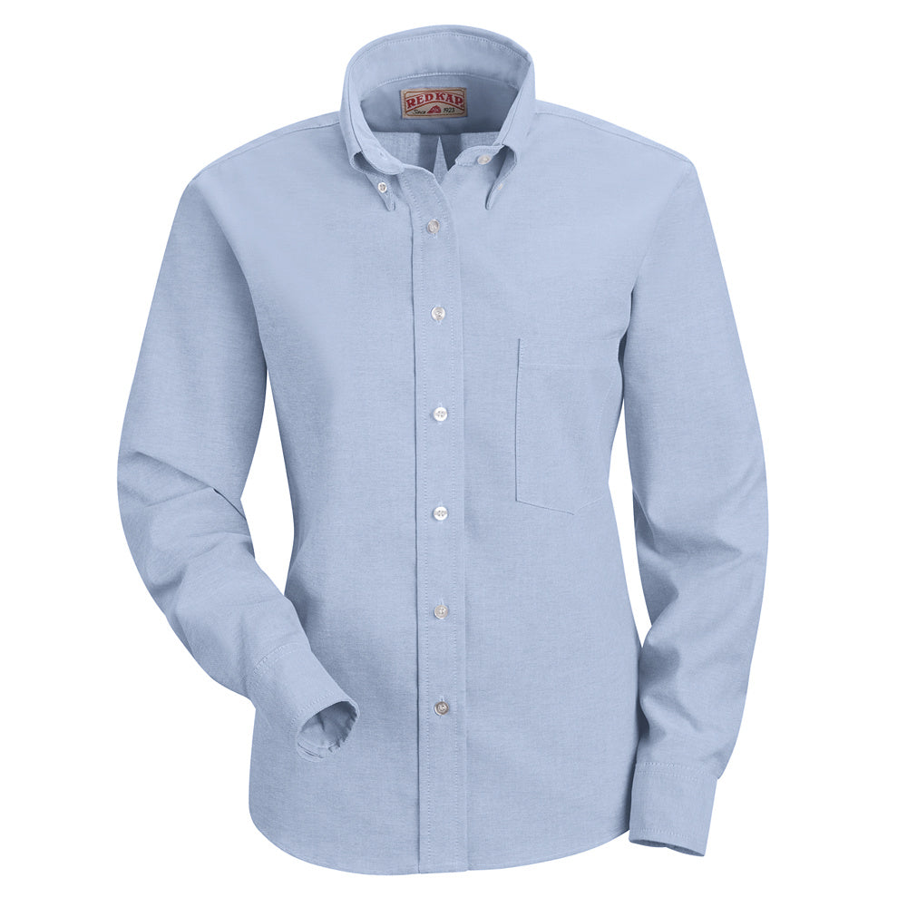 Red Kap Women's Executive Oxford Dress Shirt SR71 - Light Blue-eSafety Supplies, Inc