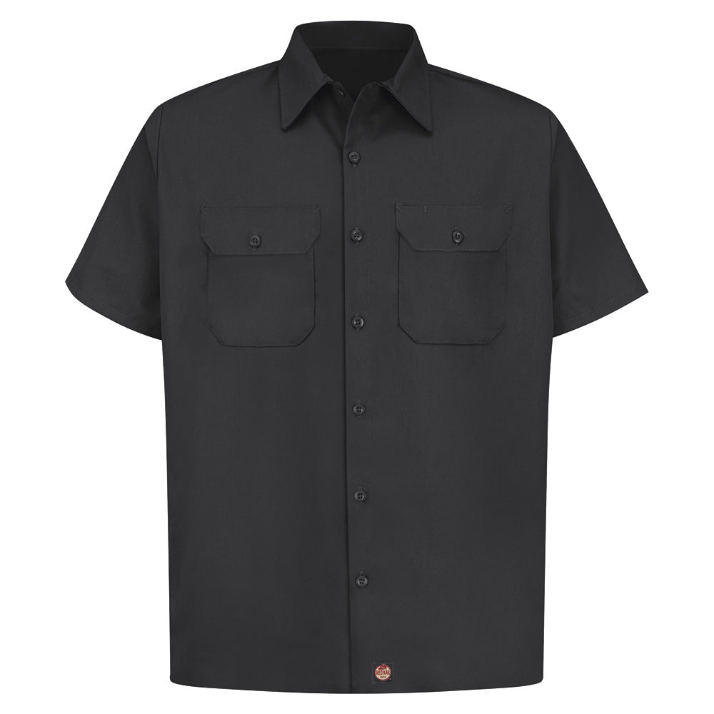 Red Kap Men's Utility Uniform Shirt ST62 - Black-eSafety Supplies, Inc