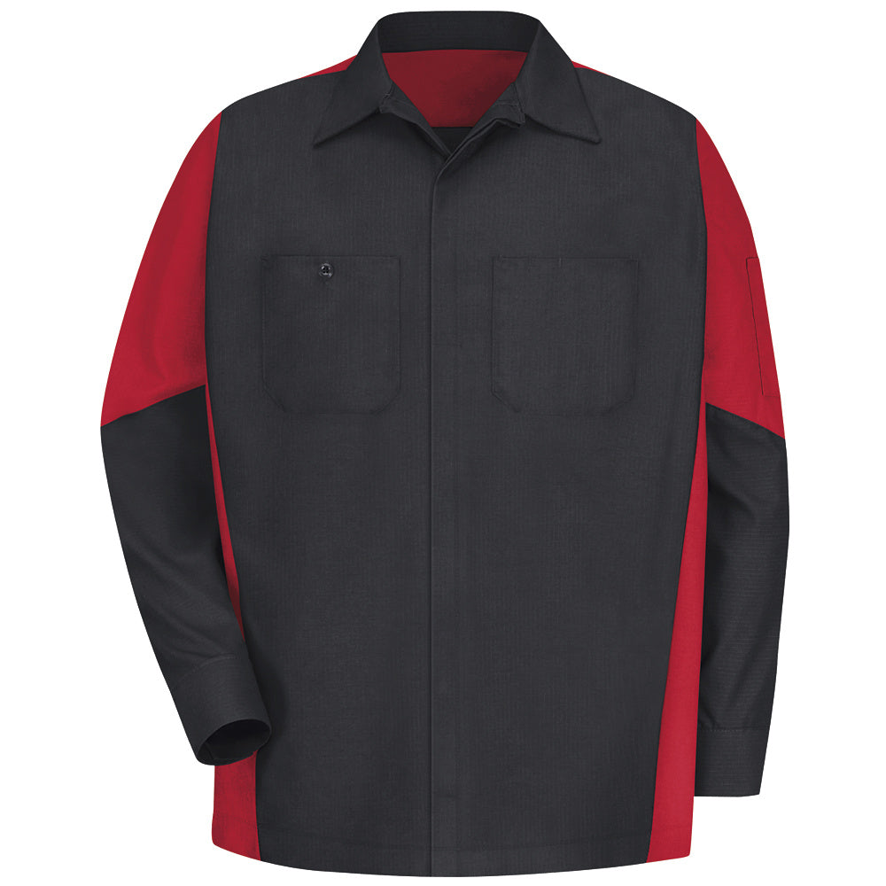 Red Kap Crew Shirt SY10 - Black / Red-eSafety Supplies, Inc