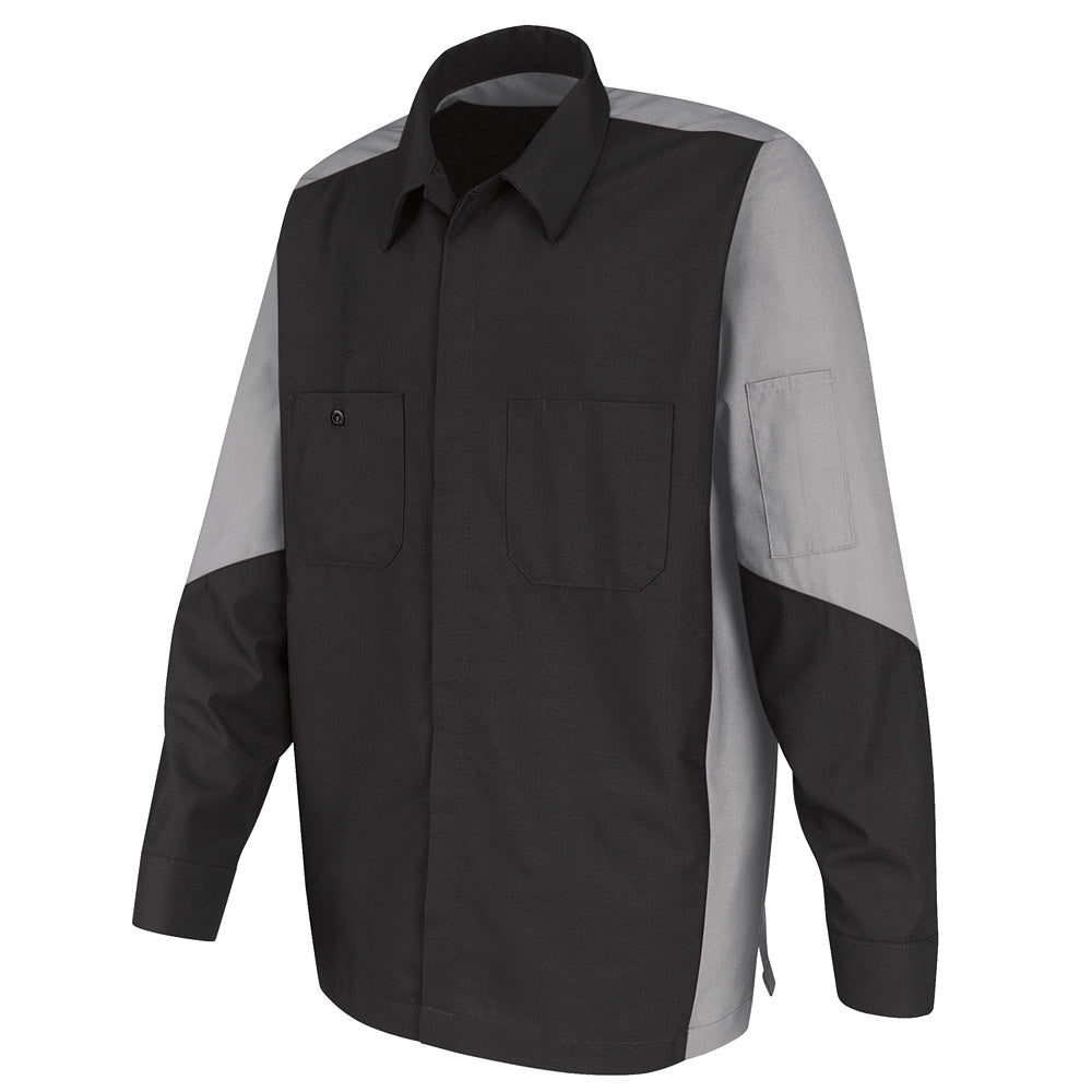 Red Kap Crew Shirt SY10 - Charcoal / Light Grey-eSafety Supplies, Inc