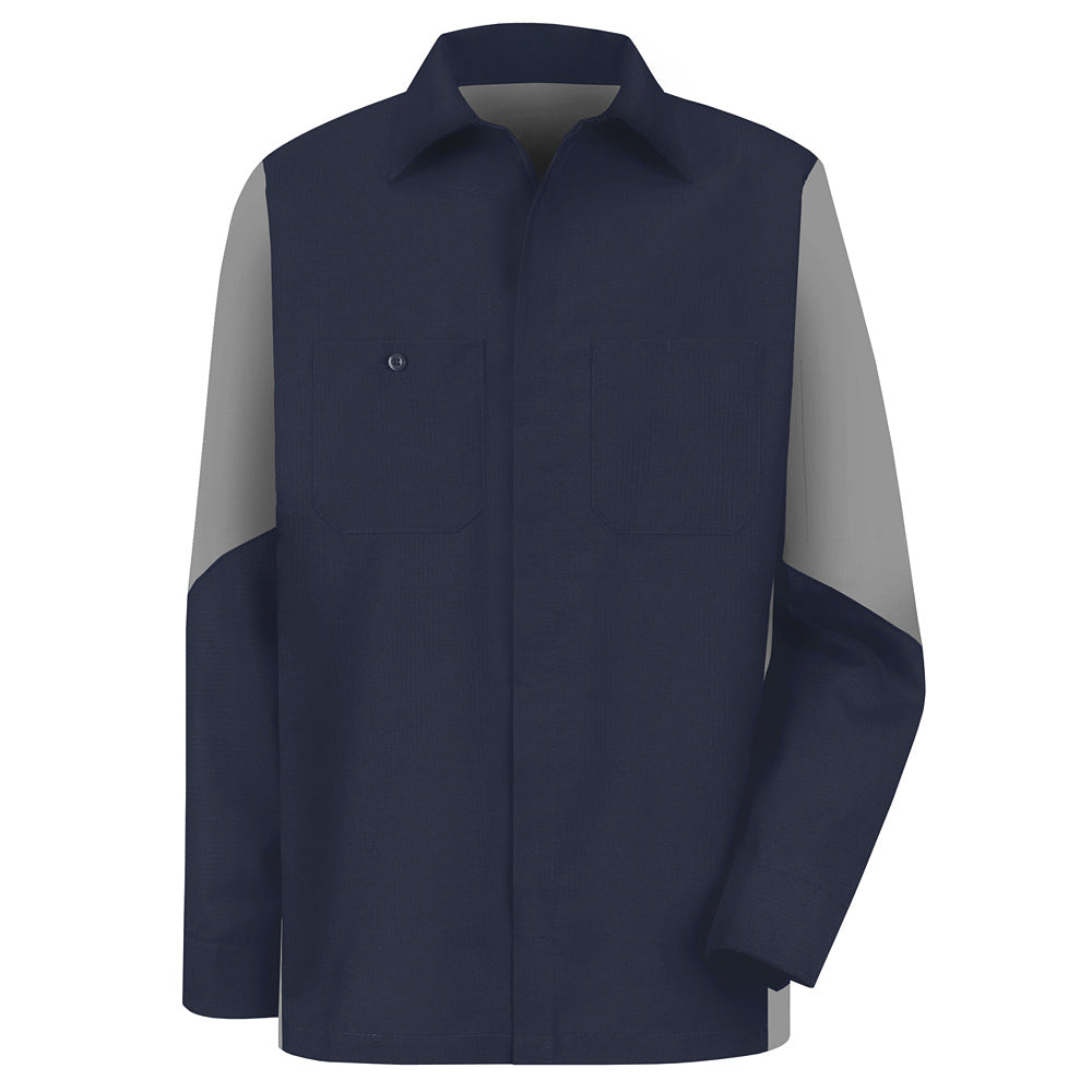 Red Kap Crew Shirt SY10 - Navy / Grey-eSafety Supplies, Inc