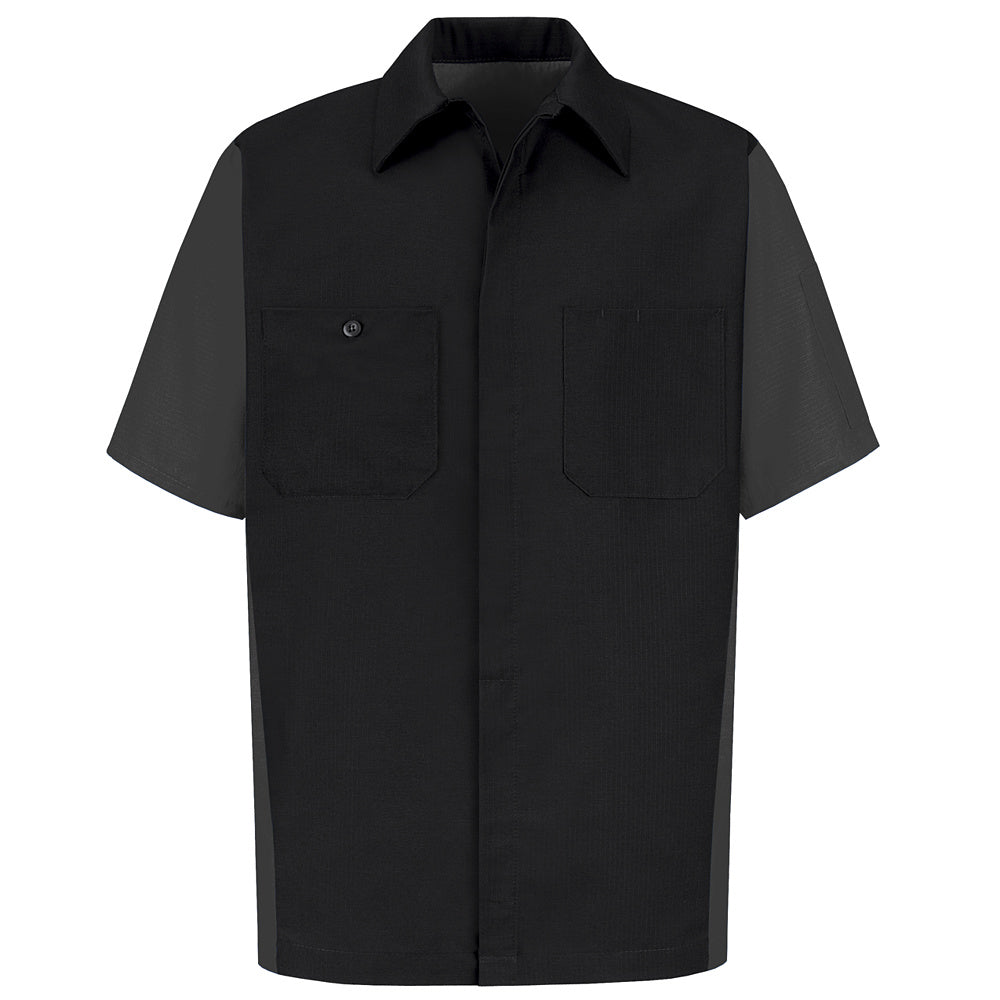 Red Kap Crew Shirt SY20 - Black / Charcoal-eSafety Supplies, Inc