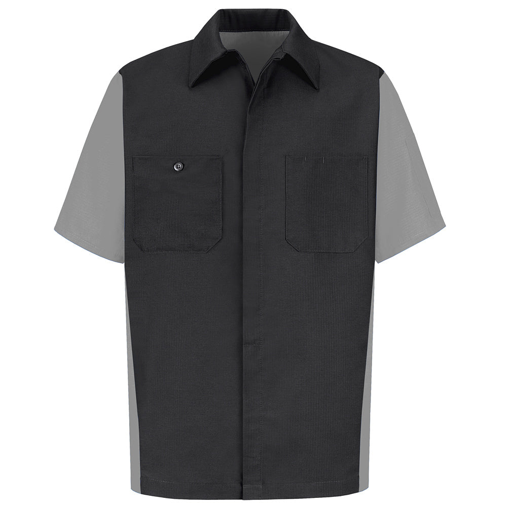 Red Kap Crew Shirt SY20 - Charcoal / Light Grey-eSafety Supplies, Inc