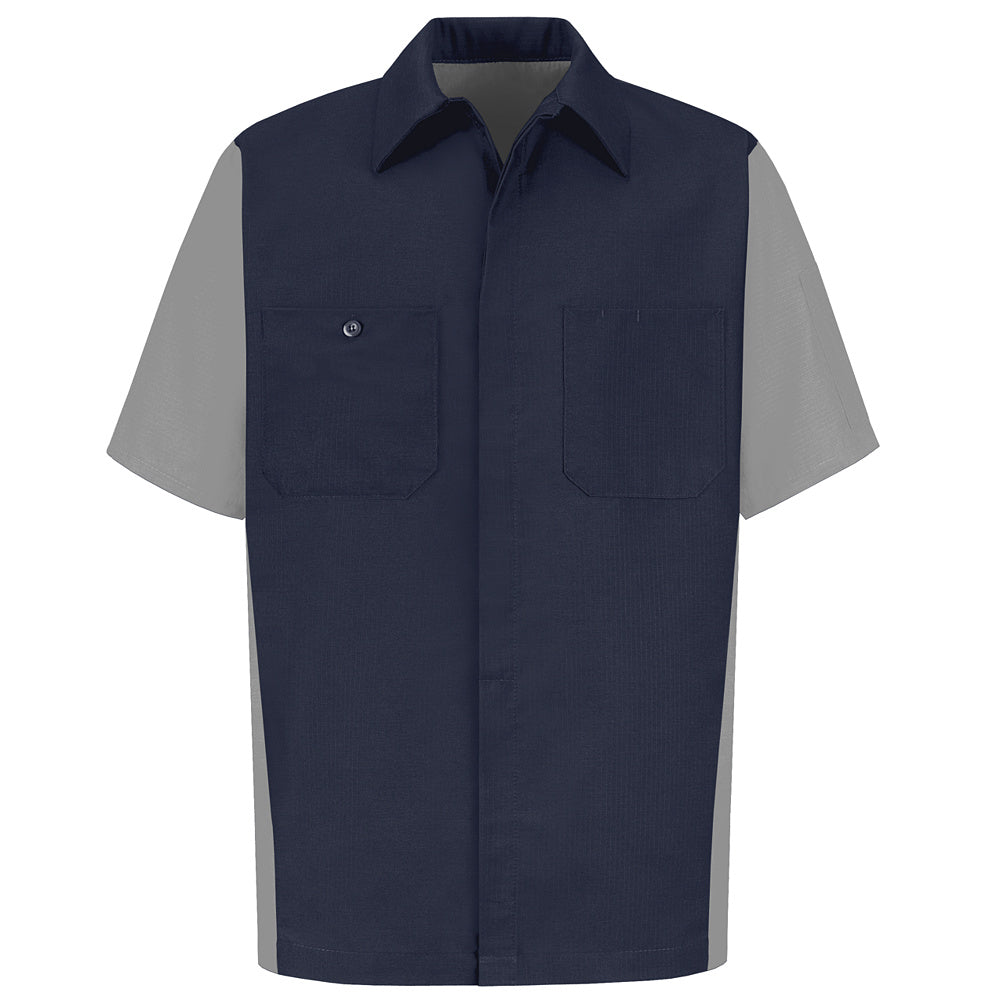 Red Kap Crew Shirt SY20 - Navy / Grey-eSafety Supplies, Inc