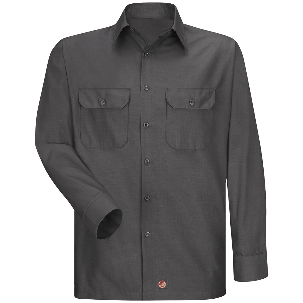 Red Kap Men's Solid Rip Stop Shirt SY50 - Charcoal-eSafety Supplies, Inc