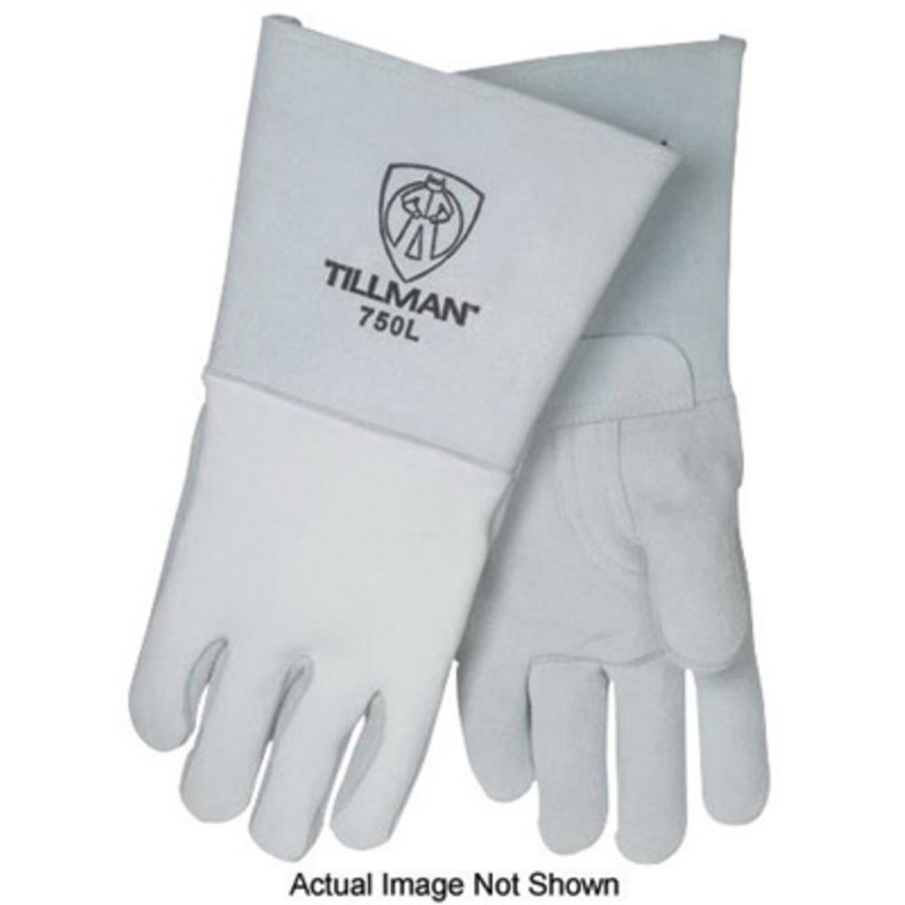 Tillman 2XL Gray Leather Stick Welders Gloves With Welted Fingers And Kevlar Thread Locking Stitch-eSafety Supplies, Inc