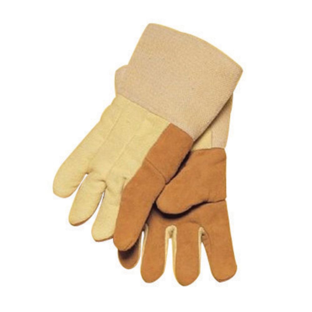 Tillman X-Large Brown Flextra Heat Resistant Gloves With Gold Acrylic Coated Fiberglass Gauntlet Cuff And Kevlar Thread-eSafety Supplies, Inc