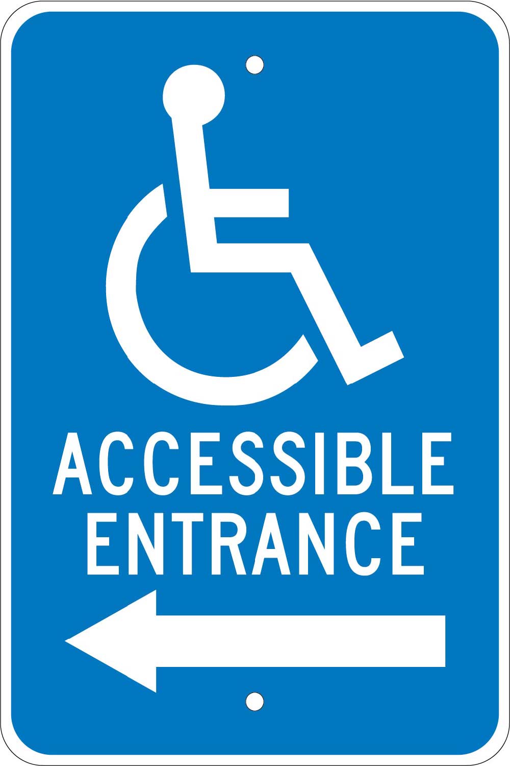 Accessible Entrance Sign-eSafety Supplies, Inc