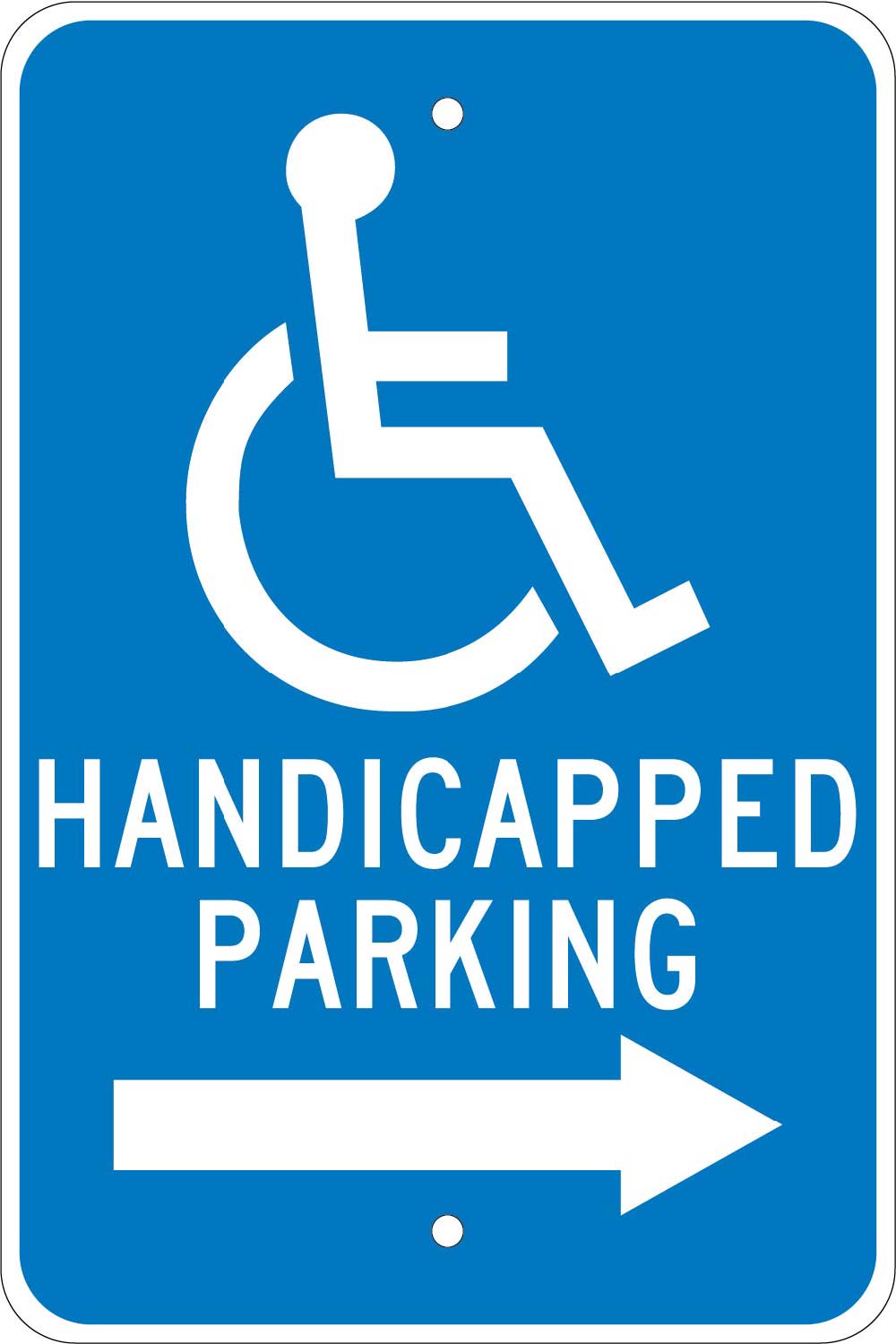 Handicapped Parking Sign-eSafety Supplies, Inc