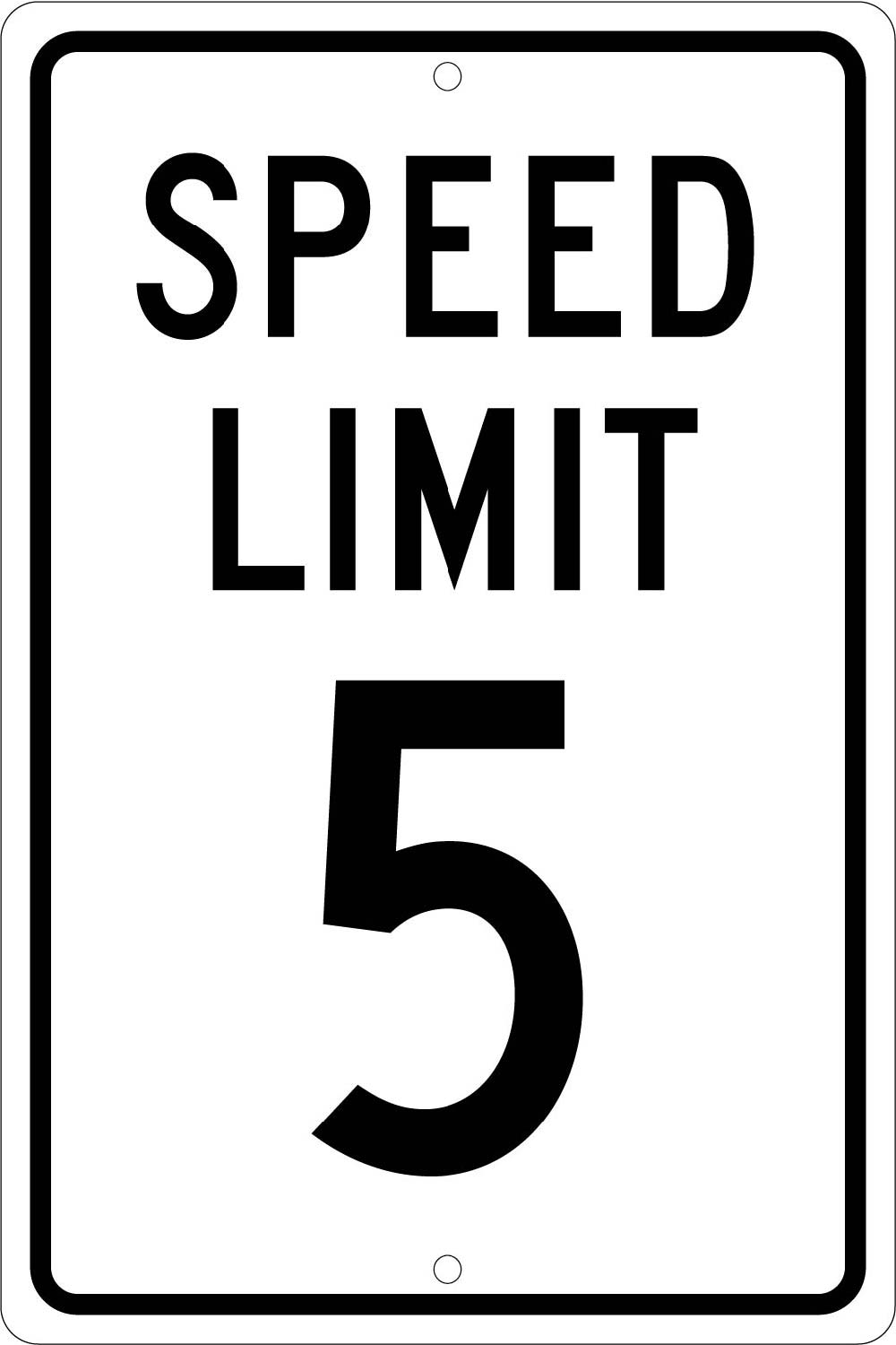 Speed Limit 5 Sign-eSafety Supplies, Inc