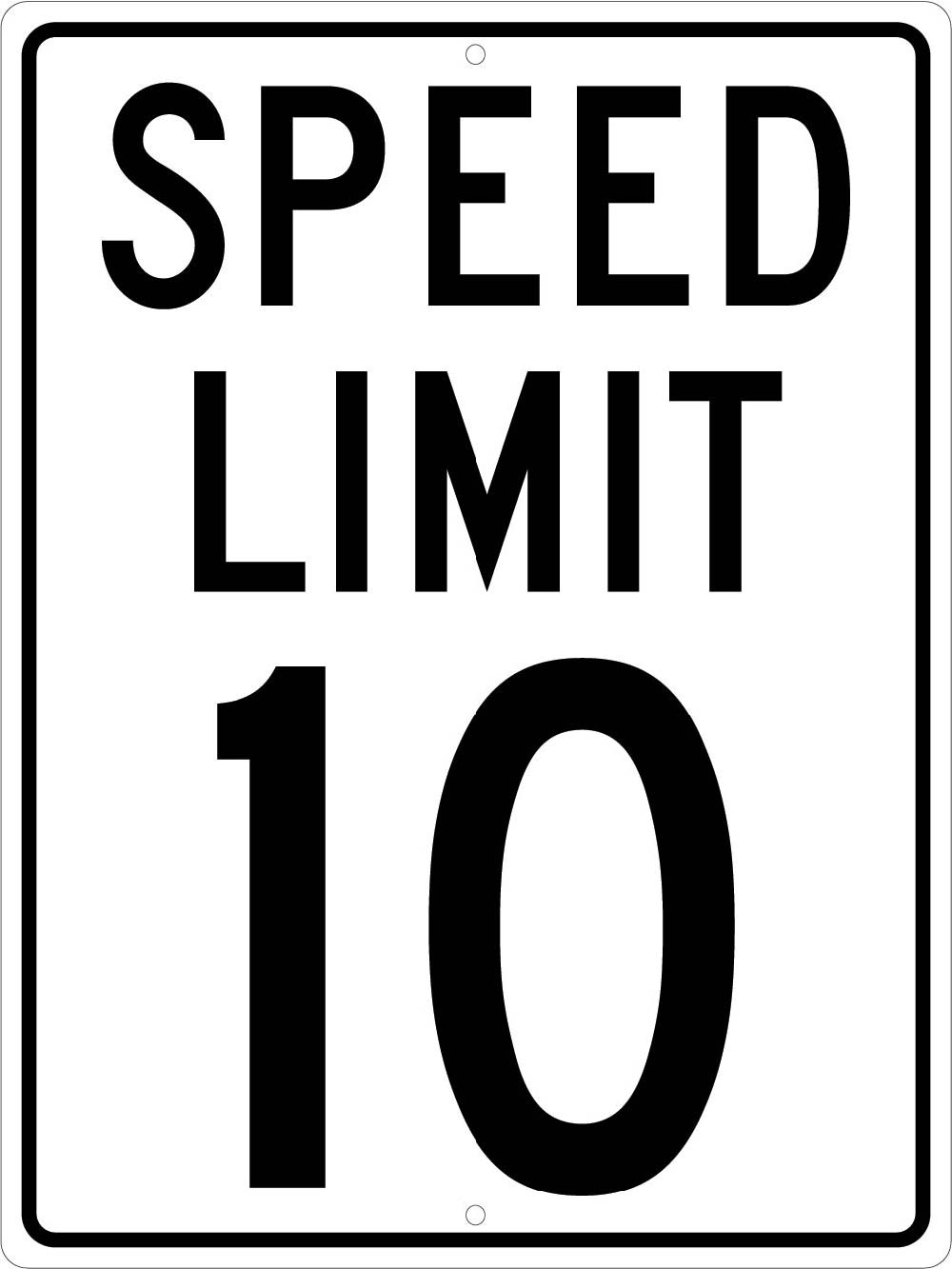 Speed Limit 10 Sign-eSafety Supplies, Inc