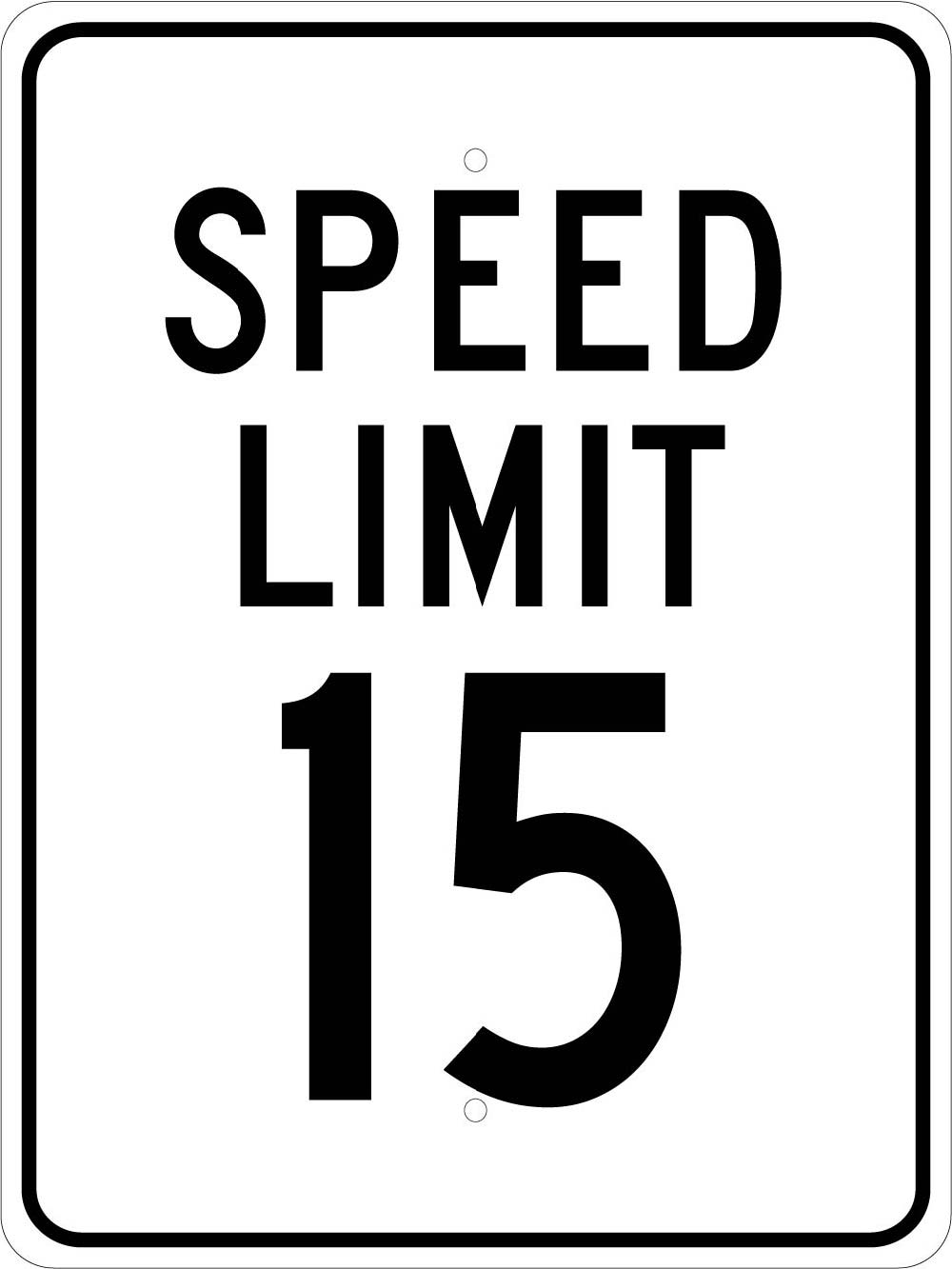 Speed Limit 15 Sign-eSafety Supplies, Inc