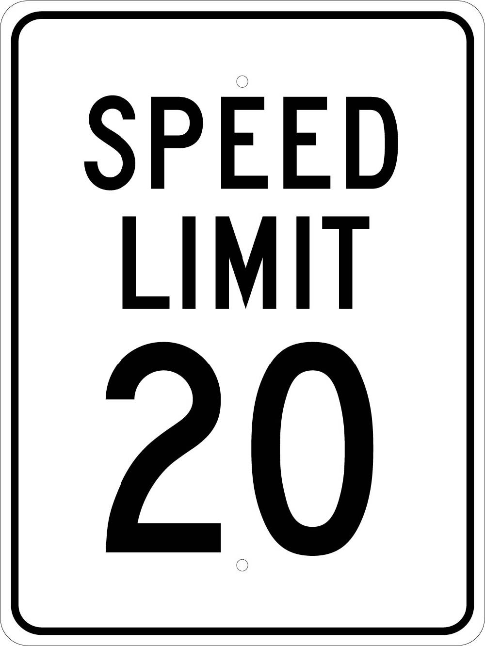 Speed Limit 20 Sign-eSafety Supplies, Inc