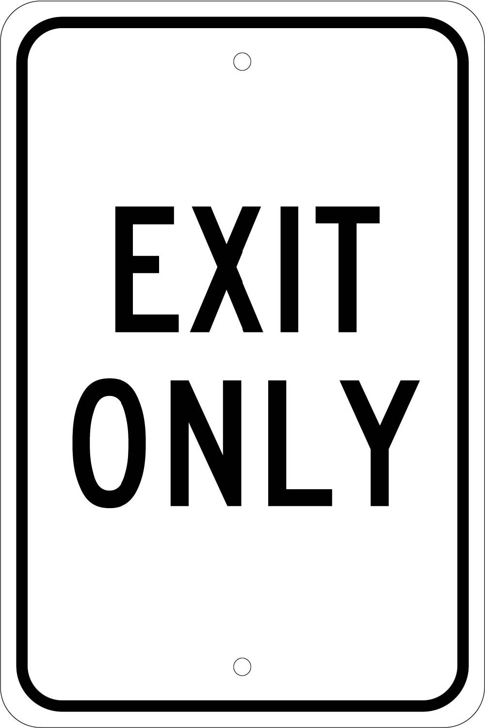 Exit Only Sign-eSafety Supplies, Inc