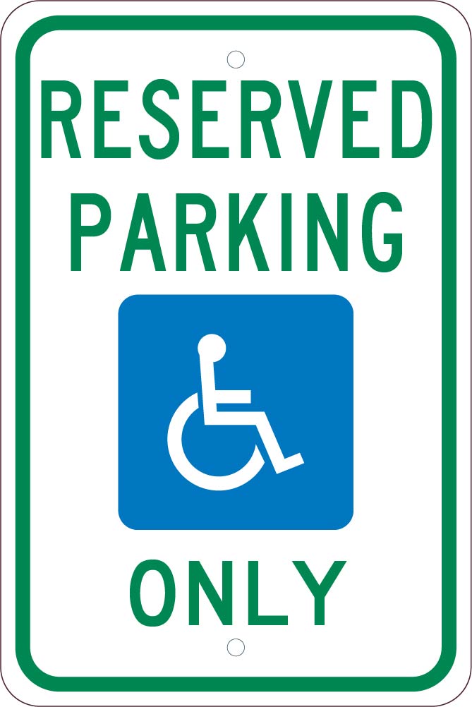 State Handicapped Reserved Parking Michigan Sign-eSafety Supplies, Inc