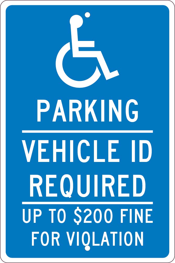 State Handicapped Reserved Parking Sign Minnesota-eSafety Supplies, Inc