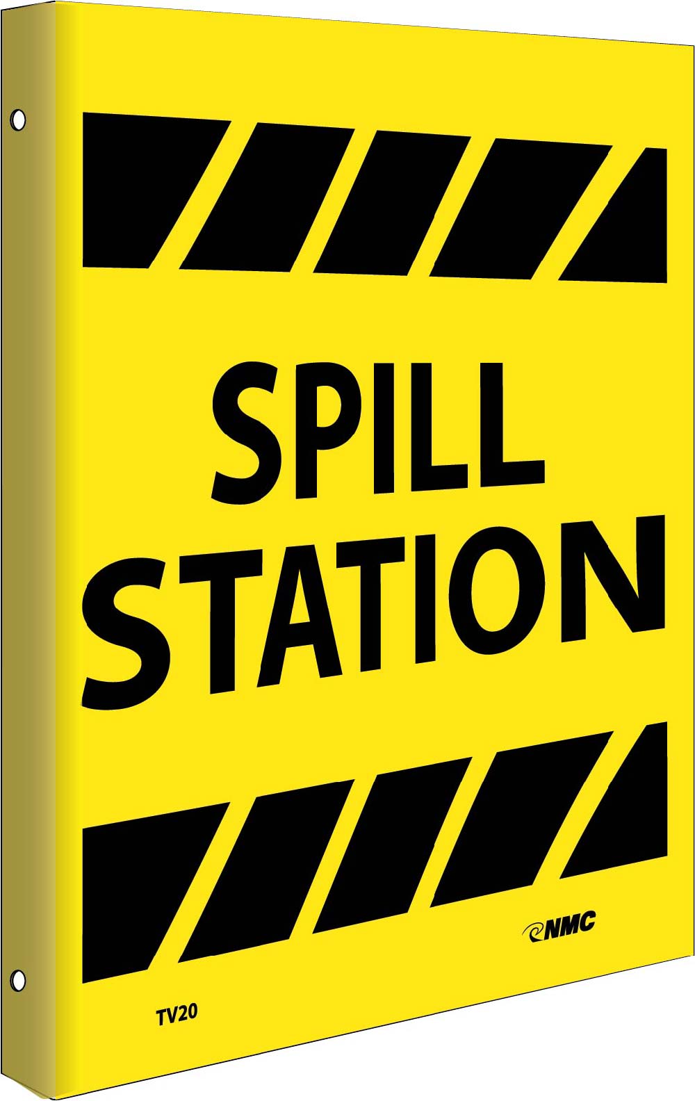 2-View Spill Station Sign-eSafety Supplies, Inc