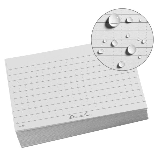 3 X 5 Index Cards - Gray - 100 Pack-eSafety Supplies, Inc