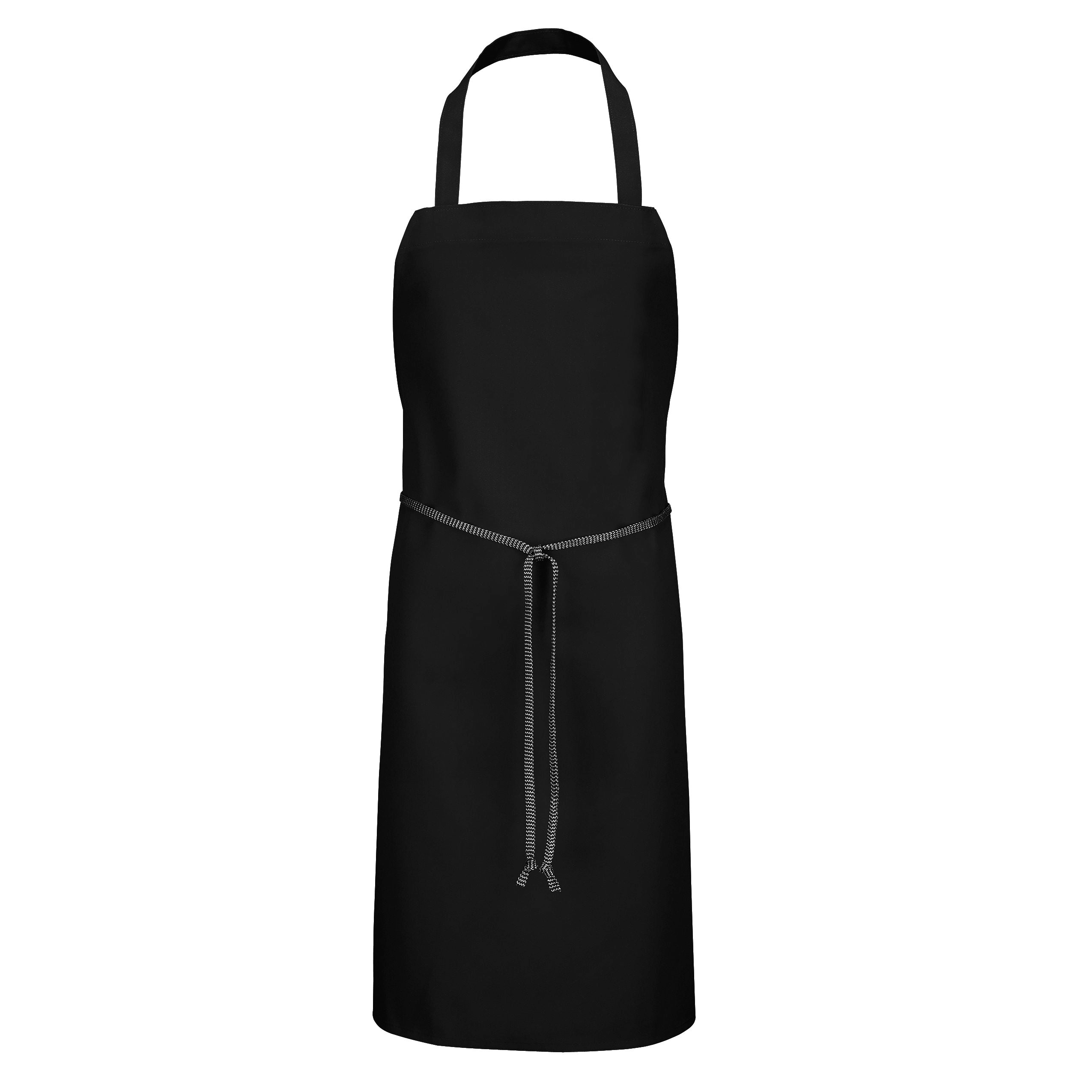 Standard Bib Apron 2500 - Black-eSafety Supplies, Inc