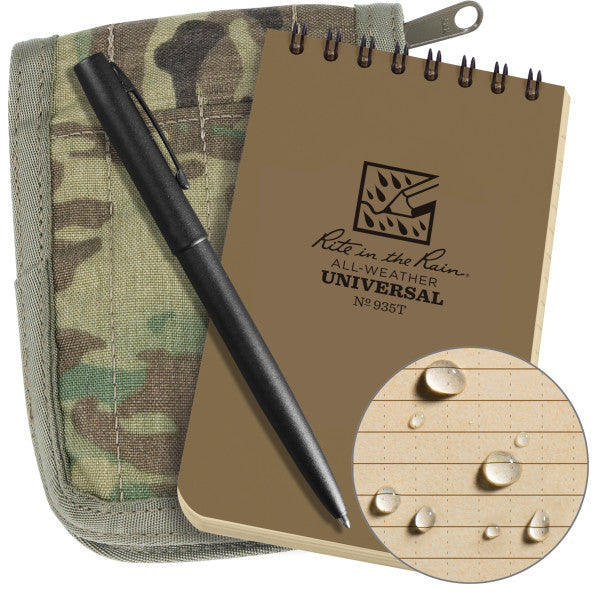 3X5 Kit - Tan Book / Multicam Cover-eSafety Supplies, Inc