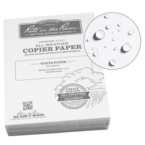 Copier Paper - 20# Bond - White - 8.5 X 11 - 500 Sheets-eSafety Supplies, Inc