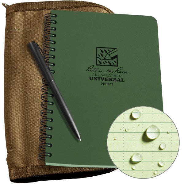 4 ? X 7 Kit - Green Book / Tan Cover-eSafety Supplies, Inc