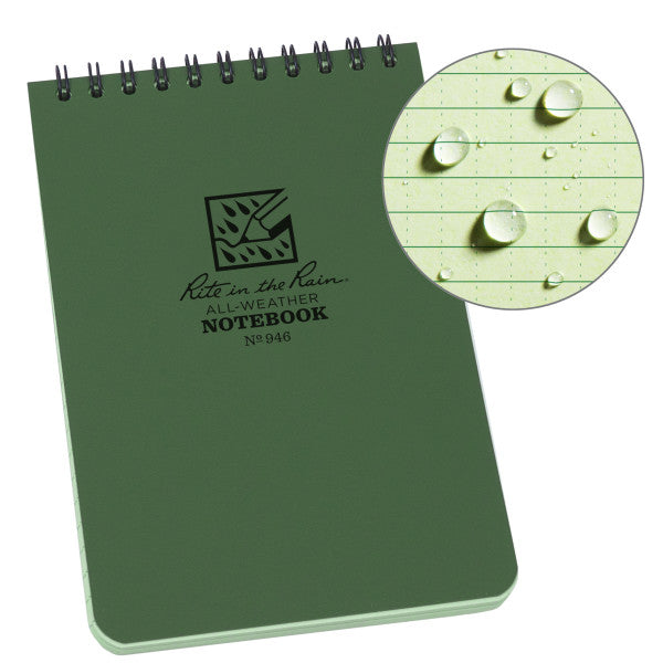 4 X 6 Notebook - Green-eSafety Supplies, Inc