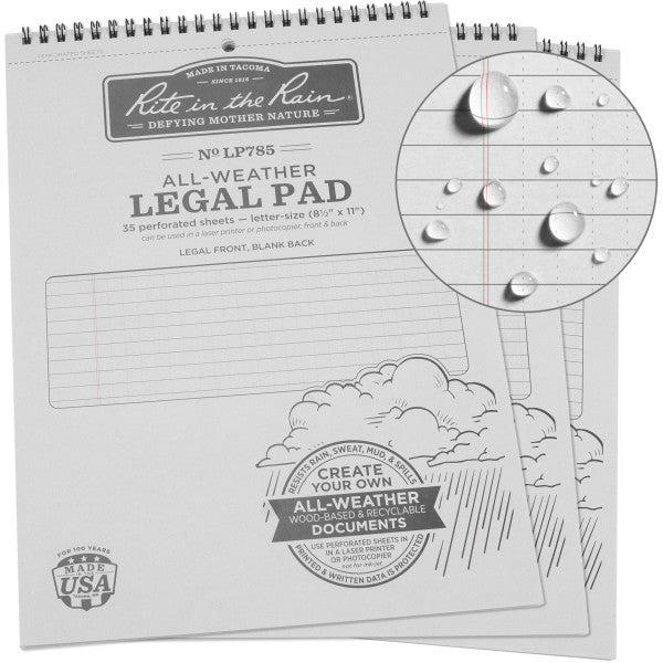 8.5 X 11 Legal Pad - 3 Pack-eSafety Supplies, Inc