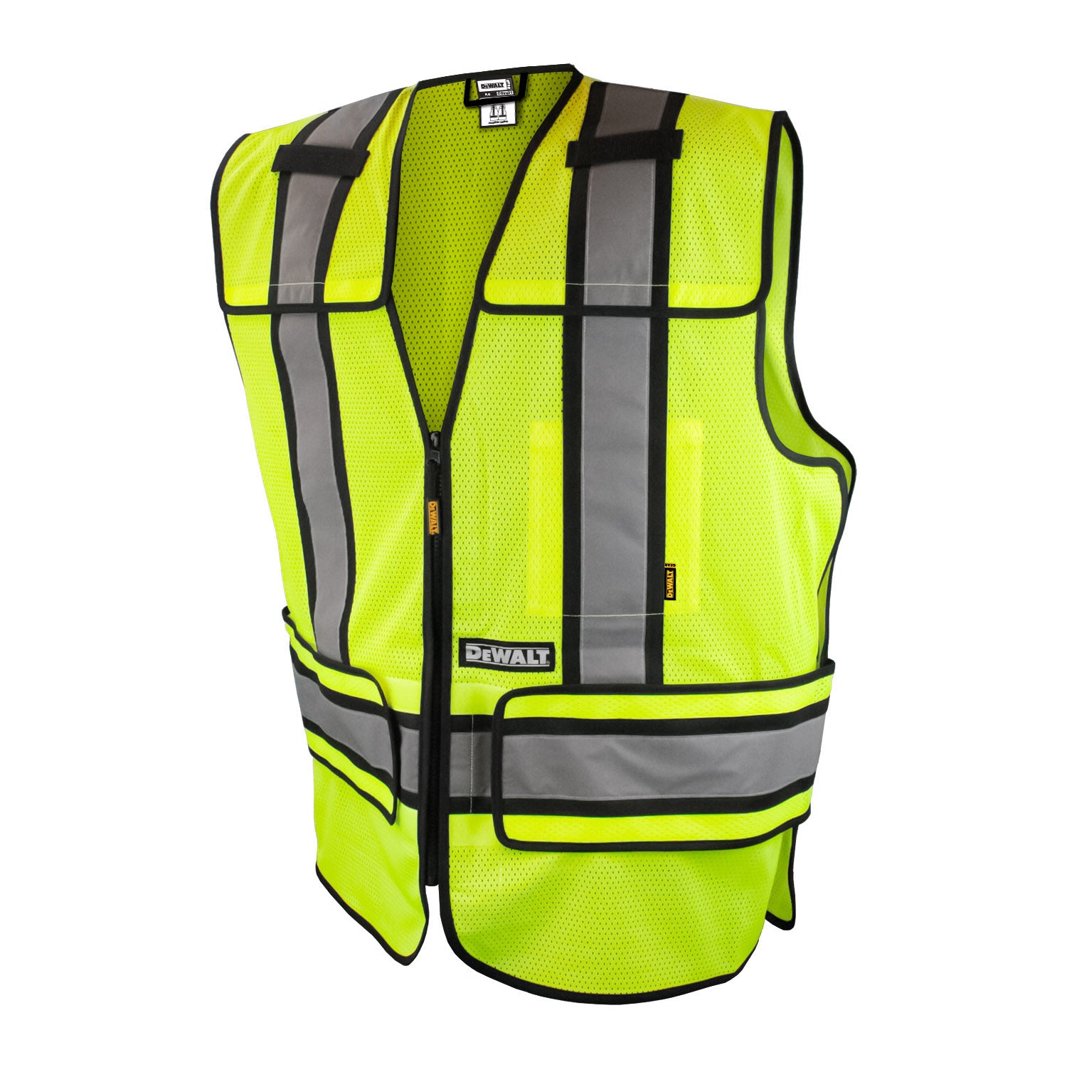 DEWALT DSV221 Class 2 Contrasting Trim Economy Mesh Vest-eSafety Supplies, Inc