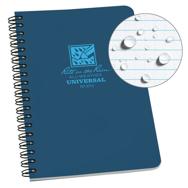 Spiral Notebook - Universal - Blue-eSafety Supplies, Inc