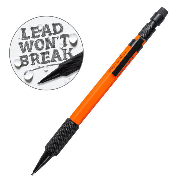 Mechanical Clicker Pencil - Orange W/ Black Lead-eSafety Supplies, Inc