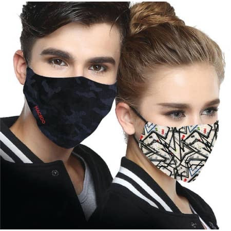 Reversible Face Masks - Camo Blue-eSafety Supplies, Inc