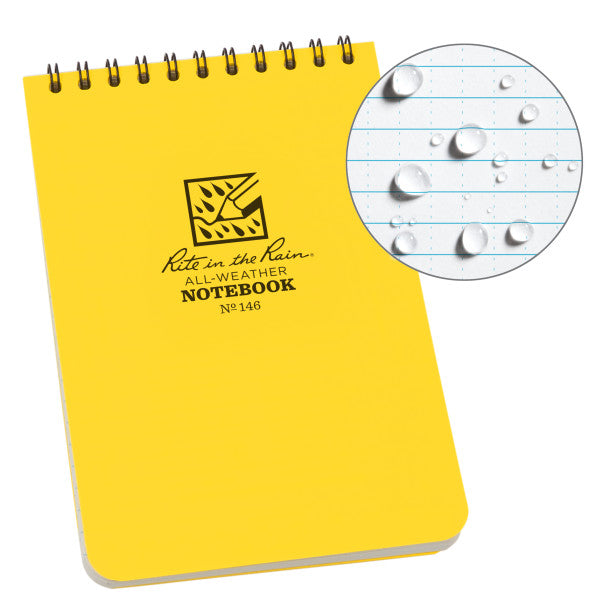 4 X 6 Notebook - Yellow-eSafety Supplies, Inc