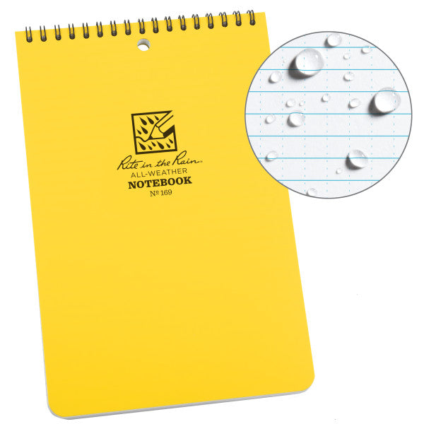 6 X 9 Notebook - Yellow-eSafety Supplies, Inc