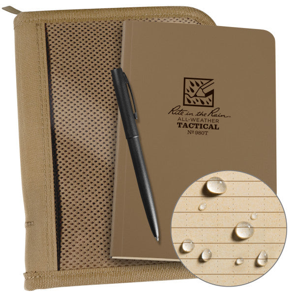 Land Nav Kit - Tan Book / Tan Cover-eSafety Supplies, Inc