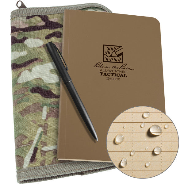 Field Book Kit - Tan Book / Multicam Cover-eSafety Supplies, Inc