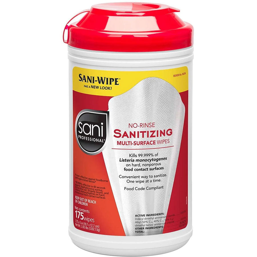 Sani Professional® No-Rinse Sanitizing Multi-Surface Wipes-eSafety Supplies, Inc